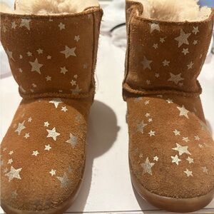 UGG Tan Starry Kids Boots